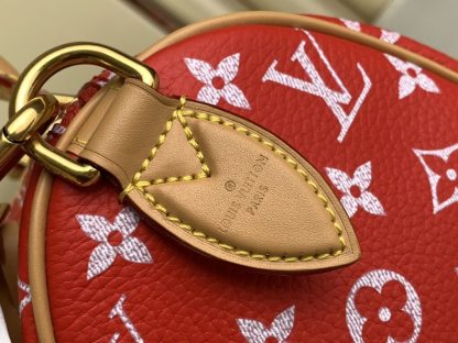  Louis Vuitton Speedy P9 Bandoulière 25 M24425 Red #3997 - Image 4