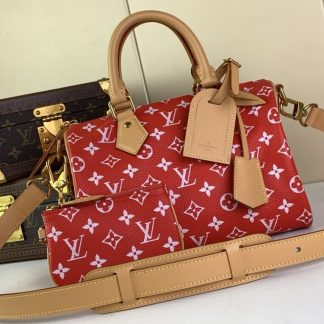Replica Louis Vuitton Speedy P9 Bandoulière 25 M24425 Red #3997