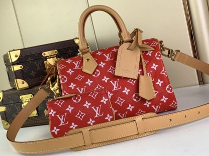 Replica Louis Vuitton Speedy P9 Bandoulière 25 M24425 Red #3997