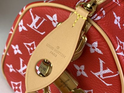  Louis Vuitton Speedy P9 Bandoulière 25 M24425 Red #3997 - Image 6