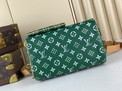  Louis Vuitton Speedy P9 Bandoulière 25 M24423 Green #3996 - Image 5