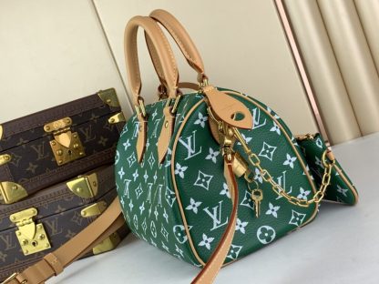  Louis Vuitton Speedy P9 Bandoulière 25 M24423 Green #3996 - Image 7