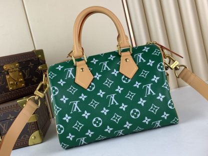  Louis Vuitton Speedy P9 Bandoulière 25 M24423 Green #3996 - Image 9