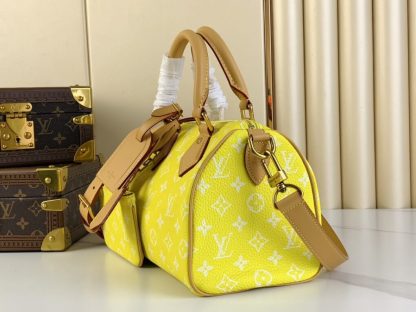  Louis Vuitton Speedy P9 Bandoulière 25 M24426 Jaune Mat #3993 - Image 5