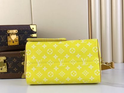 Louis Vuitton Speedy P9 Bandoulière 25 M24426 Jaune Mat #3993 - Image 2