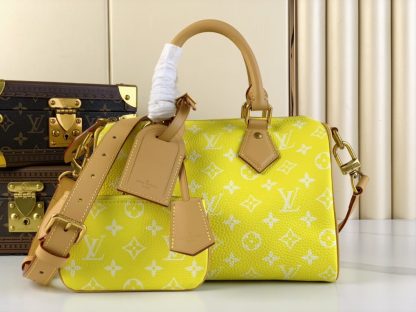 Replica Louis Vuitton Speedy P9 Bandoulière 25 M24426 Jaune Mat #3993