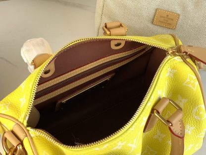  Louis Vuitton Speedy P9 Bandoulière 25 M24426 Jaune Mat #3993 - Image 9