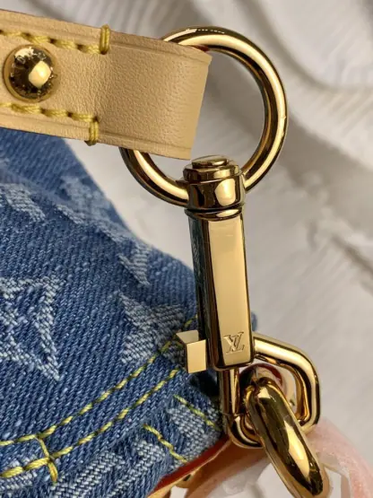  Louis Vuitton Monogram Denim Sunset Handbag M46829 #4097 - Image 5