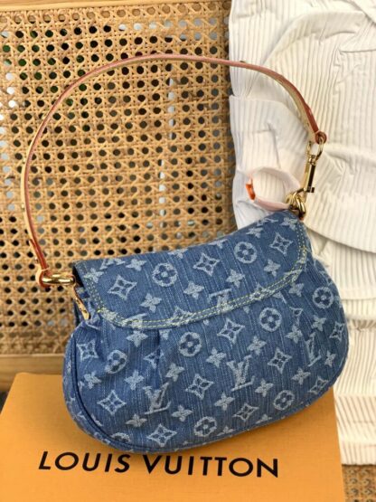  Louis Vuitton Monogram Denim Sunset Handbag M46829 #4097 - Image 6
