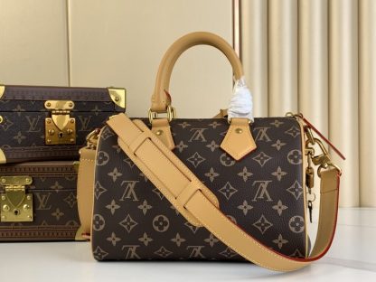  Louis Vuitton Speedy P9 Bandoulière 25 M24443 Monogram #3991 - Image 4