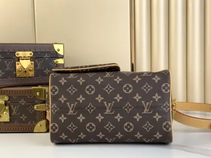  Louis Vuitton Speedy P9 Bandoulière 25 M24443 Monogram #3991 - Image 9