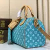  Louis Vuitton Speedy P9 Bandoulière 25 M11561 Turquoise #3992 - Image 2
