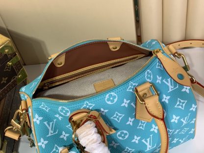  Louis Vuitton Speedy P9 Bandoulière 25 M11561 Turquoise #3992 - Image 6