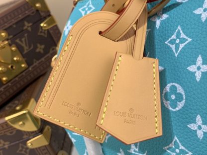 Louis Vuitton Speedy P9 Bandoulière 25 M11561 Turquoise #3992 - Image 4
