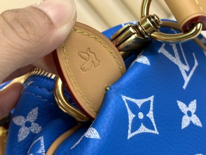  Louis Vuitton Speedy P9 Bandoulière 25 M24424 Blue #3995 - Image 4