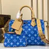 Replica Louis Vuitton Speedy P9 Bandoulière 25 M24424 Blue #3995