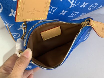  Louis Vuitton Speedy P9 Bandoulière 25 M24424 Blue #3995 - Image 5