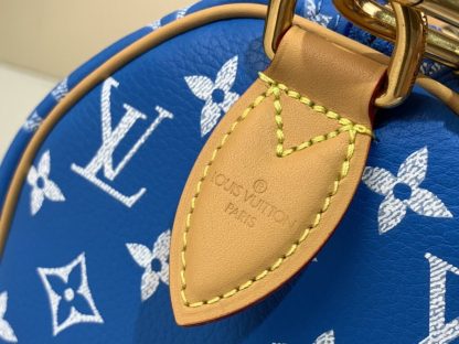 Louis Vuitton Speedy P9 Bandoulière 25 M24424 Blue #3995 - Image 6