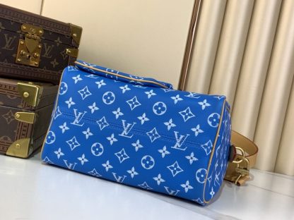  Louis Vuitton Speedy P9 Bandoulière 25 M24424 Blue #3995 - Image 7
