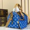  Louis Vuitton Speedy P9 Bandoulière 25 M24424 Blue #3995 - Image 8