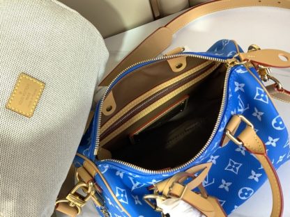  Louis Vuitton Speedy P9 Bandoulière 25 M24424 Blue #3995 - Image 9
