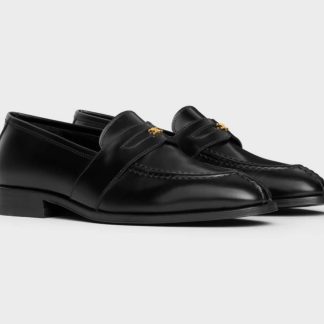 REPLICA CELINE MALAQUAIS TRIOMPHE LOAFER IN POLISHED BULL #3927