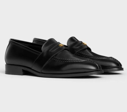 REPLICA CELINE MALAQUAIS TRIOMPHE LOAFER IN POLISHED BULL #3927
