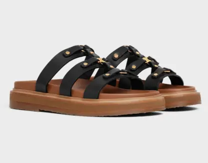 REPLICA CELINE WOMEN'S TIPPI SLIDE IN CALFSKIN #3925