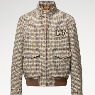 Replica Louis Vuitton Men's Monogram Wool Harrington Blouson 1AGIP7 #4062