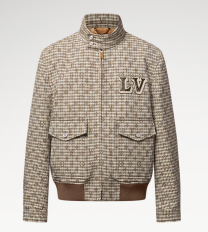 Replica Louis Vuitton Men's Monogram Wool Harrington Blouson 1AGIP7 #4062