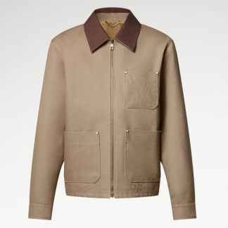 Replica Louis Vuitton Workwear Cotton Canvas Blouson 1AGITA #4063