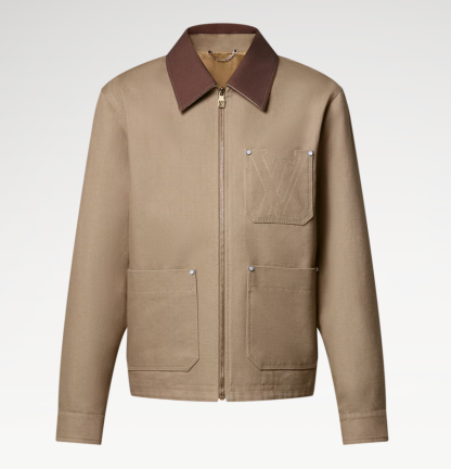 Replica Louis Vuitton Workwear Cotton Canvas Blouson 1AGITA #4063
