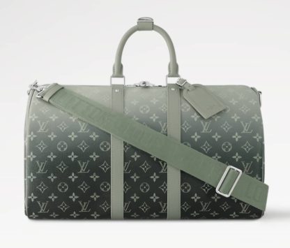 Replica Louis Vuitton Keepall Bandoulière 45 Green Monogram M11718 #3612