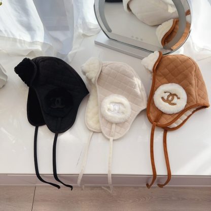  CHANEL Lambskin Skiing Hat Grey 2025 #4082 - Image 11
