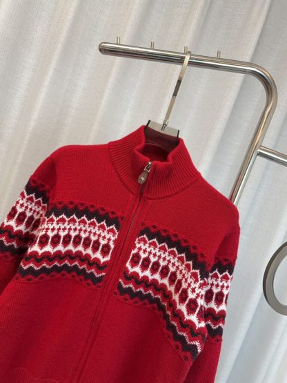  Loro Piana Alpe Pile Bomber Jumper Zipper Knitwear #3990 - Image 6