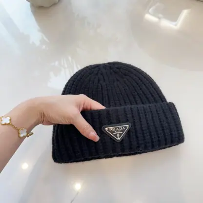  Prada Wool and cashmere beanie Hat #4095 - Image 2