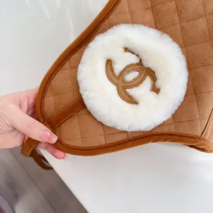  CHANEL Lambskin Skiing Hat Beige 2025 #4080 - Image 6