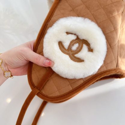  CHANEL Lambskin Skiing Hat Beige 2025 #4080 - Image 8