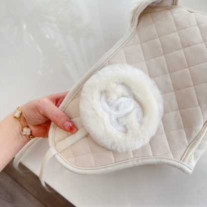  CHANEL Lambskin Skiing Hat Grey 2025 #4082 - Image 5