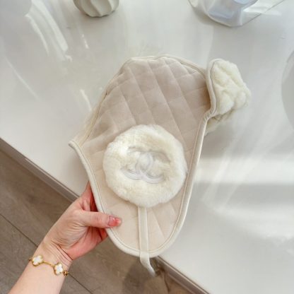  CHANEL Lambskin Skiing Hat Grey 2025 #4082 - Image 8