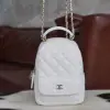 REPLICA CHANEL CLASSIC MINI BACKPACK CAVIAR WHITE #4035