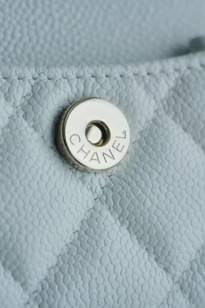 REPLICA CHANEL CLASSIC MINI BACKPACK CAVIAR WHITE #4035 - Image 11