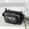 REPLICA CHANEL SMALL CAMERA CASE BLACK #4032