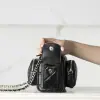 REPLICA CHANEL SMALL CAMERA CASE BLACK #4032 - Image 7