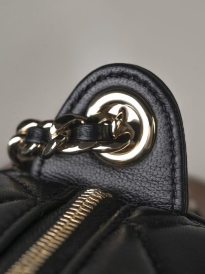 REPLICA CHANEL SMALL CAMERA CASE BLACK #4032 - Image 18