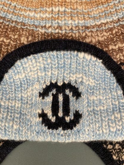  CHANEL Wool Skiing Hat Multicolor 2025 #4085 - Image 5