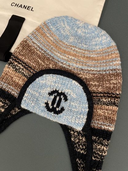 CHANEL Wool Skiing Hat Multicolor 2025 #4085 - Image 4