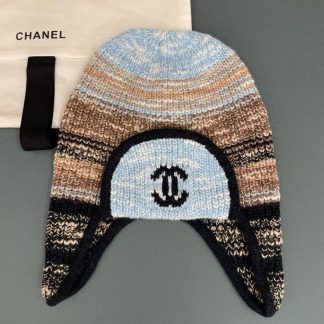 Replica CHANEL Wool Skiing Hat Multicolor 2025 #4085