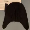  CHANEL Wool Skiing Hat Black & White 2025 #4086 - Image 5