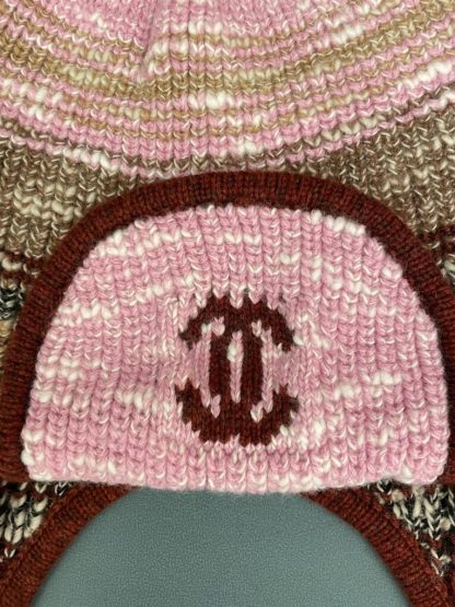  CHANEL Wool Skiing Hat Multicolor 2025 #4084 - Image 5